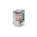 Ρελέ Finder 55.14 110VDC - 4 Μεταγωγικές Επαφές 7A, Πλακέτας