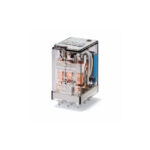 Ρελέ Finder 55.13 24VDC - 3 Μεταγωγικές Επαφές 10A, Πλακέτας