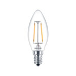 PHILIPS LED Candle Lamp 2-25W E14 250lm Dimmable - LED Lamp