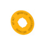 M22-XAK11 Emergency Stop Label Φ90mm | EATON-MOELLER