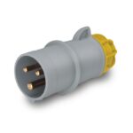 SCAME Industrial Plug 2P+E 16A 100-130V IP44 - Industrial Plug