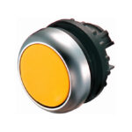 M22-D-Y Flush Yellow Momentary Pushbutton Head | EATON