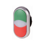 M22-DDL-GR Double Actuator Pushbutton + LED | EATON
