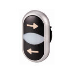 M22-DDL-*-*-* Double Actuator Pushbutton Customizable + LED | EATON