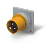 Βιομηχανική Πρίζα SCAME 2P+E 16A 100-130V IP44 - Industrial Plug