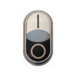 M22-DDLF-WS-X1/X0 Flush Double Actuator Pushbutton I/O + LED | EATON
