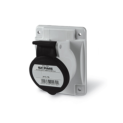 SCAME Industrial Socket 3P+N 16A 600-690V IP44 - Industrial Socket Βιομηχανική Πρίζα SCAME 3P+N 16A 600-690V IP44 - Industrial Plug - Image 1