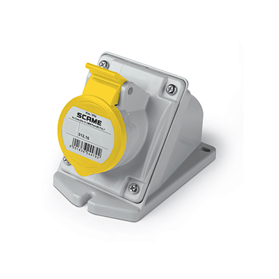 SCAME Industrial Socket 3P+N 16A 100-130V IP44 - Industrial Socket Βιομηχανική Πρίζα SCAME 3P+N 16A 100-130V IP44 - Industrial Plug - Image 1