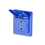 SCAME Industrial Socket 2P+E 16A IP44 - Industrial Socket